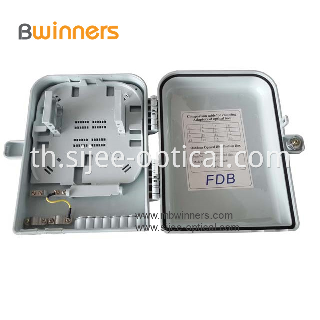 กล่องเลิกจ้างไฟเบอร์ออฟติคัลเคเบิล Cable Fiber Optical Splitter Termination Box
